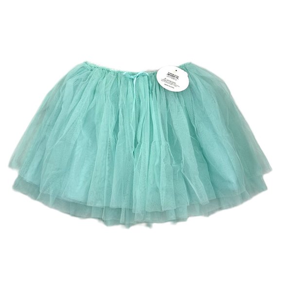 Girl’s Poppy & Plum Light Green Multi-Layer Ballerina Skirt, Size Youth L/XL - Picture 10 of 10